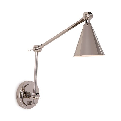 Sal Task Sconce (Polished Nickel) - Open Box